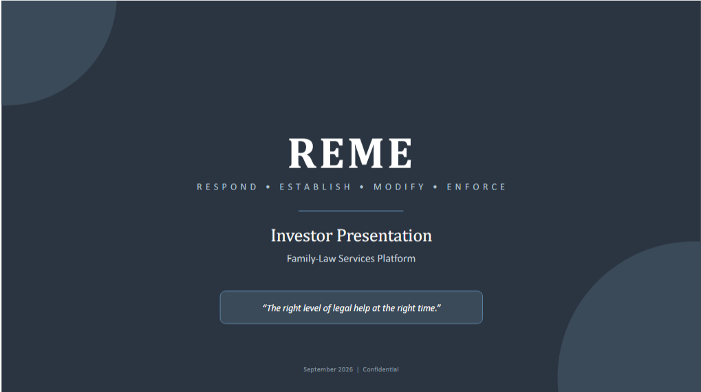 REME — Respond, Establish, Modify, Enforce